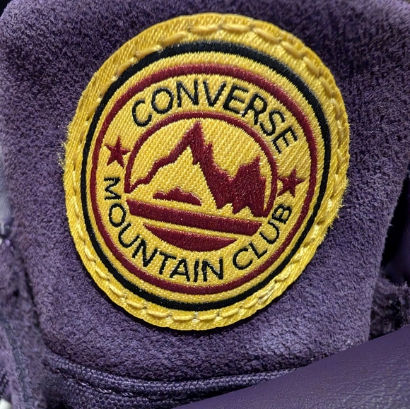 Converse shoes Mountain Club purple sneakers 8.5 - Picture 4 of 8